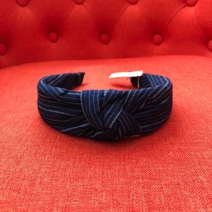 Madewell Navy Striped Headband
